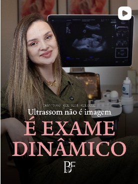 Dra. Bruna Facco no consult&oacute;rio de ultrassonografia